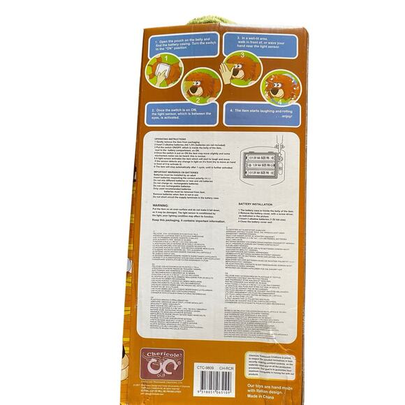 Chericole Roffle Mates 2007 Jungle Gator Rolls Around Laughing Tested NOS - Picture 2 of 10